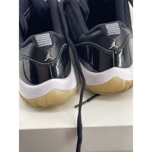 Jordan 11 Retro Low Barons Black Size 8 Black *Read* - Picture 9 of 10